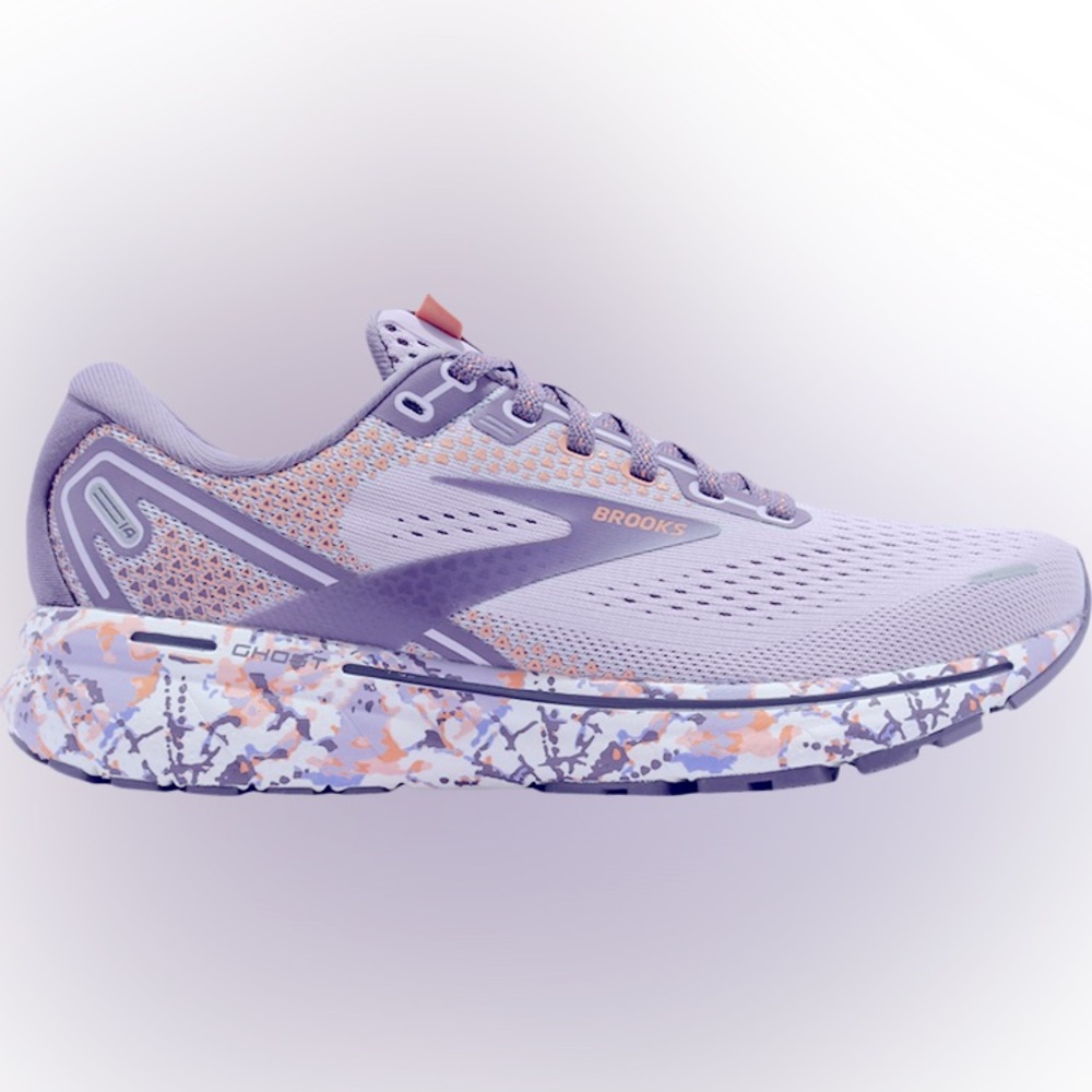 Brooks Ghost 14 Road-Running Shoes - Delicate Dyes - Women's 9 - Brand New!